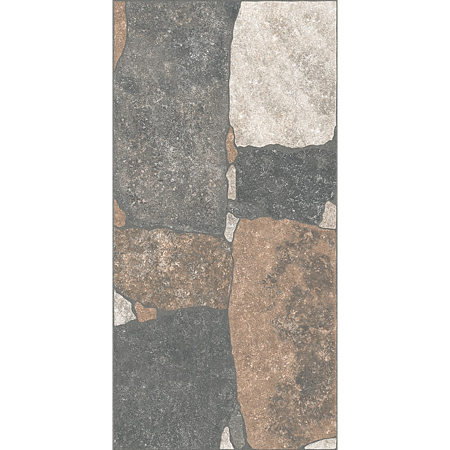 Gresie portelanata exterior Kai Roccia Mix, multicolor, aspect de piatra, finisaj mat, 60 x 30 cm