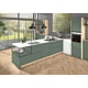Blat de lucru laminat compact Egger W1101 ST76 Alb alpin, miez colorat, mat, 4100 x 650 x 12 mm
