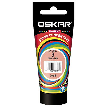 Pigment vopsea lavabila Oskar super concentrat, caramiziu 9, 30 ml