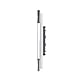 Panou intrerupator simplu + dublu Livolo VL-P701/01-4W, sticla securizata, alb