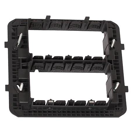 Placa suport 8 (4+4) module System/System Virna, Gewiss GW24240