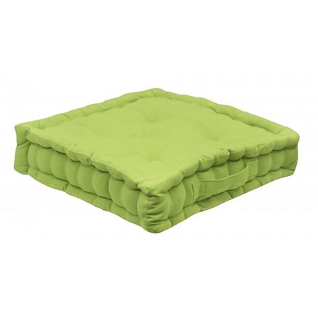 Perna pentru scaun sau podea Passion verde, 40 x 40 x 10 cm, patrata