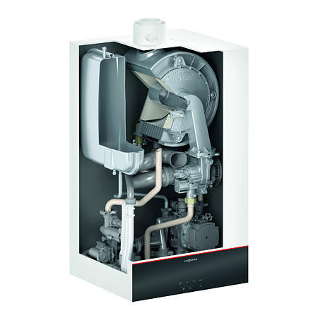 Centrala termica pe gaz in condensare Viessmann Vitodens Z022912, WI-FI, kit de evacuare inclus, 32 kW