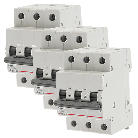 Disjunctor RX3 6000 Legrand 419885, 3P, 20A 