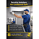 Serviciu instalare aer conditionat split – montaj standard, cu kit aparat, 7000–16000 BTU