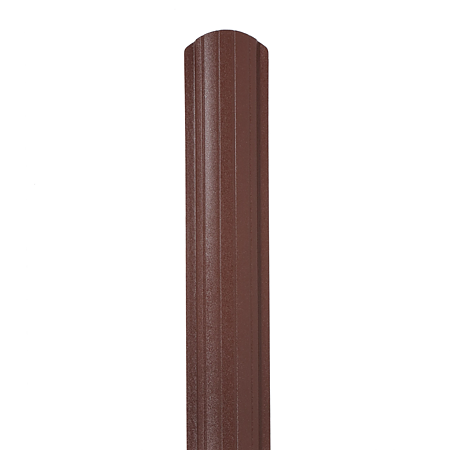 Sipca metalica gard, maro, mat structurat, RAL 8017, 0.45 mm, 1750 x 101 mm