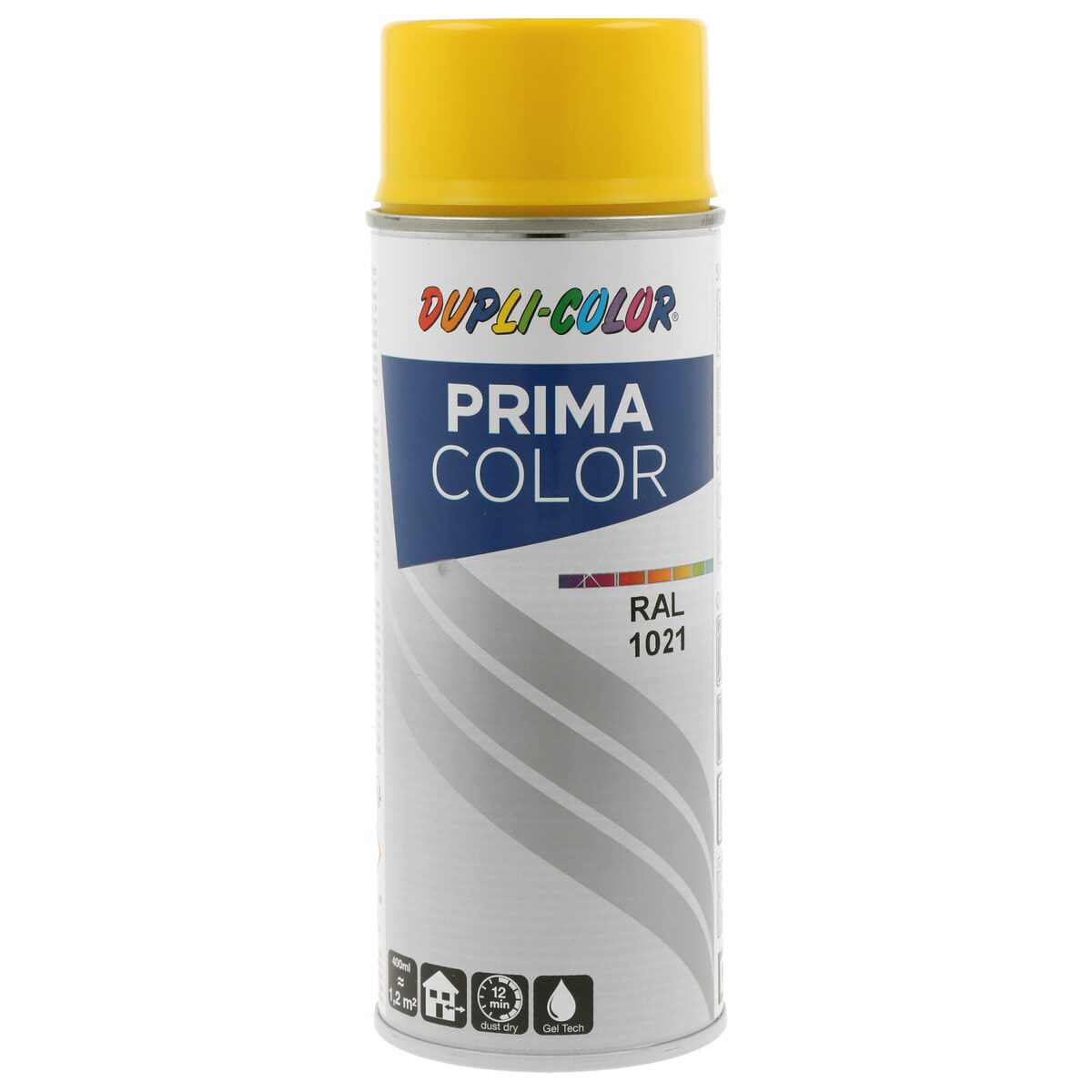 Vopsea spray Dupli-Color Prima, RAL 1021 galben lucios, 400 ml 1021