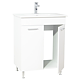 Mobilier baie Badenmob Seria 067, baza cu lavoar, MDF/PAL, alb, 60 x 46 x 81 cm