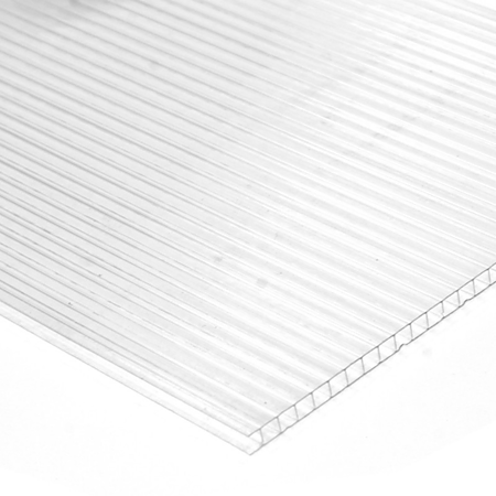Placa din policarbonat celular, transparent, 6 x 2,10 m x 8 mm, ESP