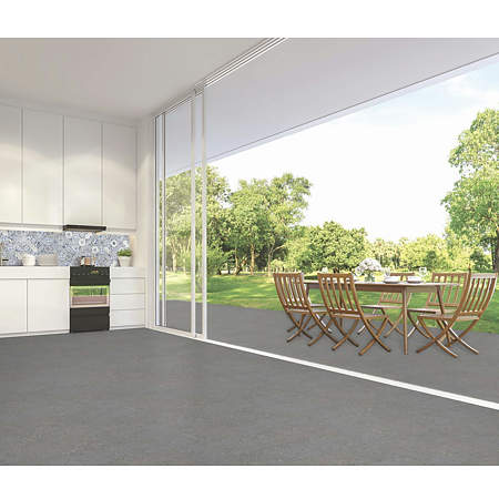 Gresie interior/exterior portelanata Breccia, gri, mat, aspect beton, clasa aderenta R10, PEI 4, 9 mm, 60 x 30 cm