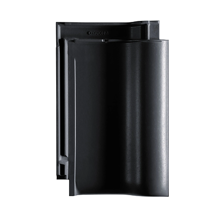 Tigla ceramica 1/1 Creaton Balance, negru mat angoba, 32 x 50 cm