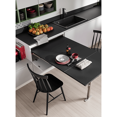 Sistem masa modular Atim T-Table, aluminiu, 900 x 850 mm