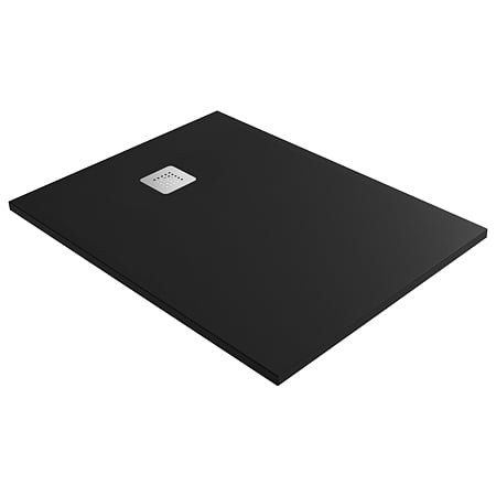 Cadita de dus Marmite, compozit, negru, dreptunghiulara, 1200 x 900 x 32 mm