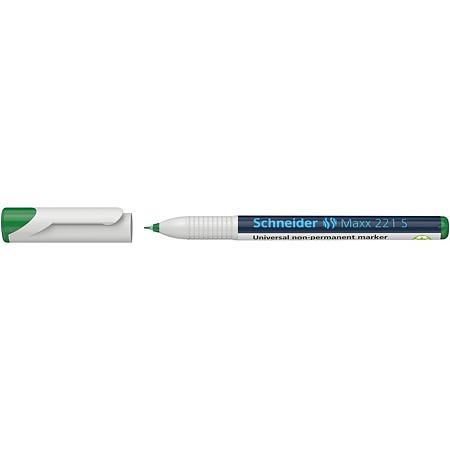 Marker nepermanent Schneider OHP 221, verde, 0.4 mm