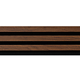 Panou riflaj acustic Stejar de Aur, MDF, suport feltru 8 mm, interior, 2600 x 144 x 20 mm