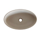 Lavoar oval SanDonna Arondi, compozit granit, bej, 50 x 32 x 12 cm