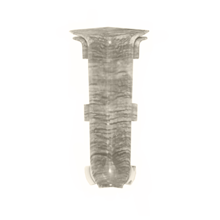 Set colt interior plinta Korner Siena 80, stejar Sines 826, PVC, 80 x 20 mm, 2 bucati/set