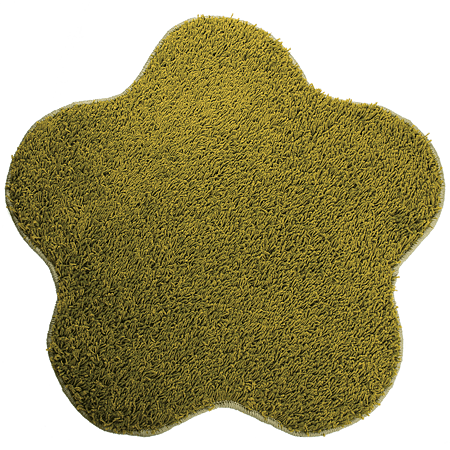 Covor modern Mistral, polipropilena, model floare mar verde 40, 80 cm