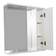 Oglinda baie Badenmob, PAL, alb, 1 dulap, 60 x 60 x 14 cm