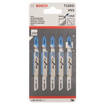 Panze de ferastrau vertical pentru metal, 92 mm, 0,7 mm