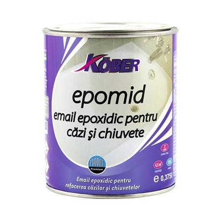 Email epoxidic cazi si chiuvete Kober Epomid, alb, interior, 0.375 l