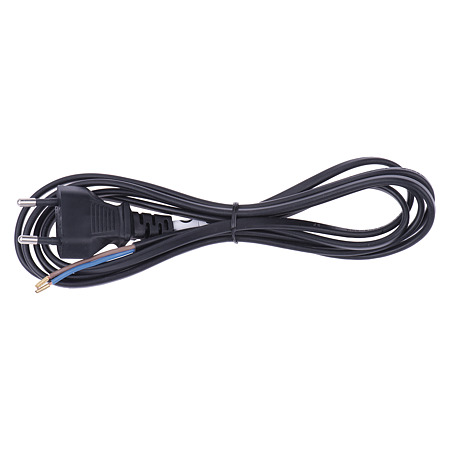 Cablu de alimentare cu stecher MYYUP Emos, 2 x 0.75 mm2, negru, 3 m