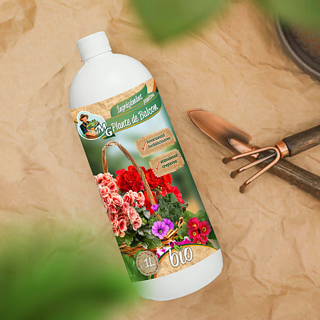 Ingrasamant lichid BIO pentru plante balcon MG, 1 L Ingrasamant lichid BIO pentru plante balcon MG, 1 L