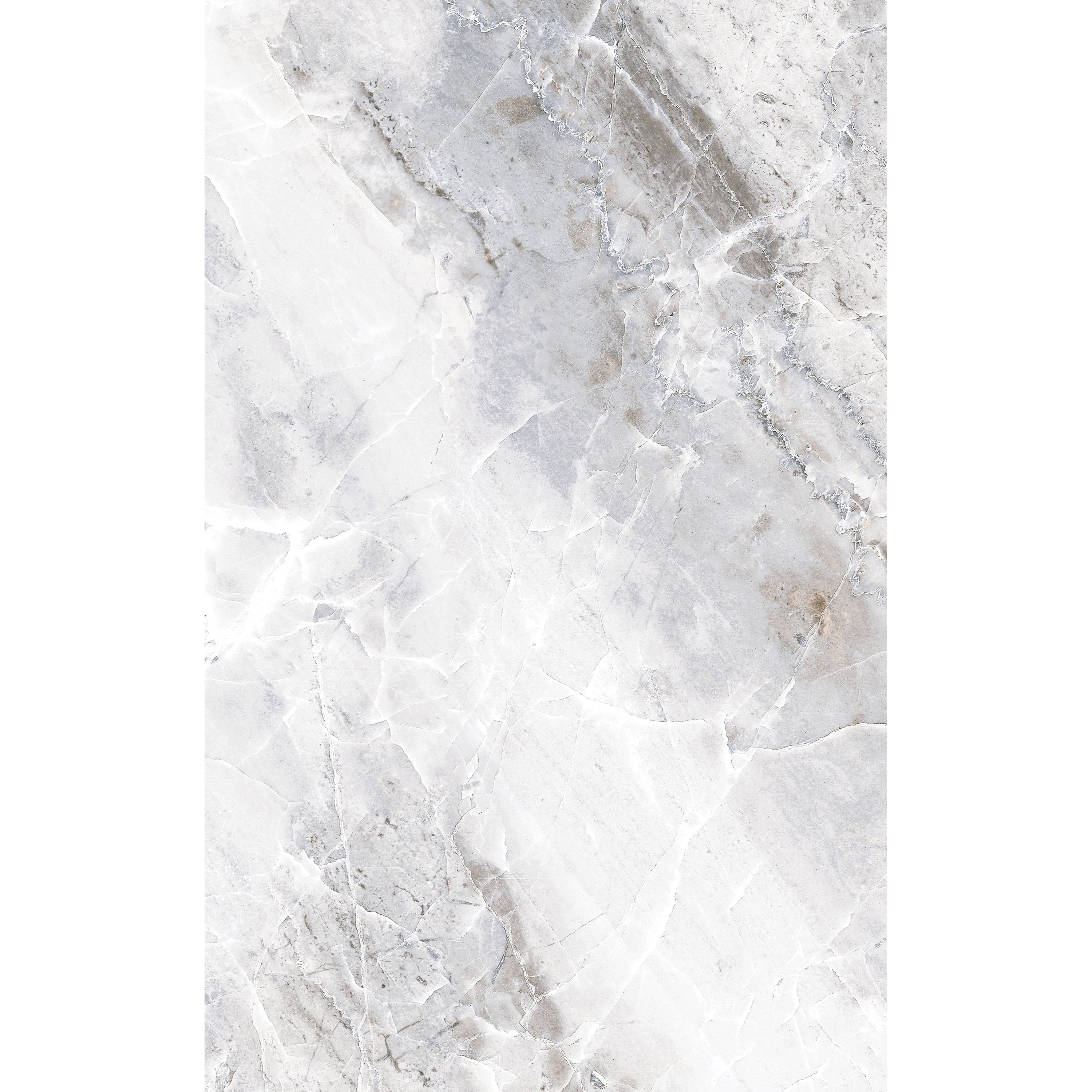 Faianta bucatarie Kai Jasper Light, gri, lucios, aspect de marmura, 40 x 25 cm aspect
