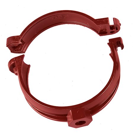 Bratara burlan Regenau, PVC, rosu RAL 3011, diam. 100