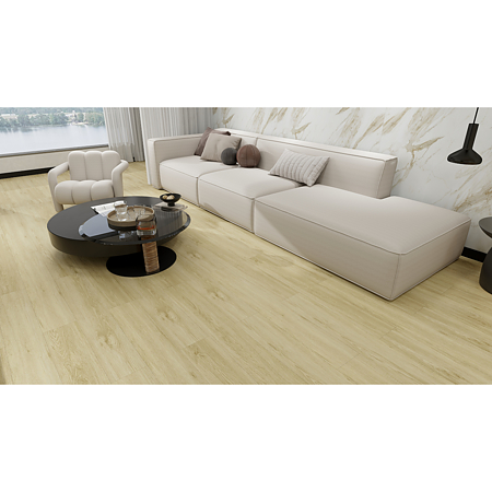 Pardoseala SPC 5+1 mm Taksim PRF-1035-46, rezistent la apa, clasa de trafic 34, click drop-lock i4F, folie izolatoare atasata,decor lemn, 1220 x 180 mm