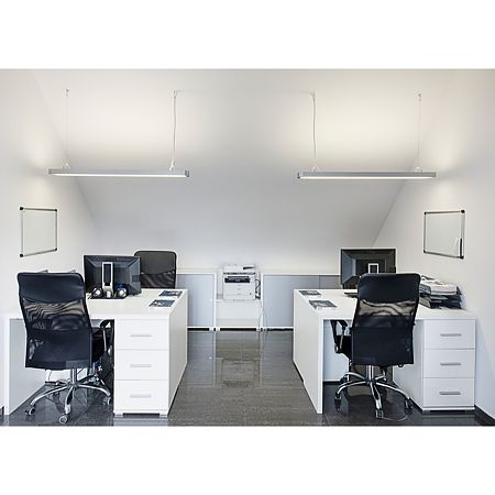 Lampa LED de birou Fucida FD-48W/200A/840L/WH, 48 W, alb, 1200 x 200 x 55 mm