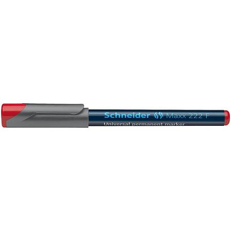 Marker permanent Schneider OHP 222, rosu, 0.7 mm