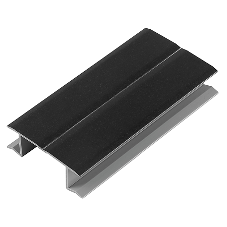 Multicorner plinta, PVC cu folie transfer, negru, 15 cm