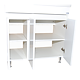 Mobilier baie Badenmob Seria 286, baza cu lavoar, MDF/PAL, alb, 100 x 43 x 81 cm