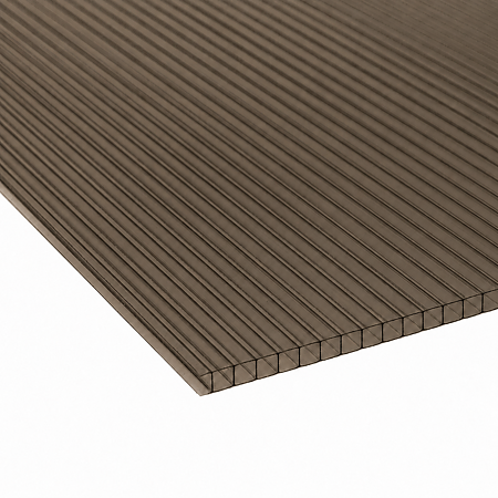 Policarbonat celular 2W bronze, 3000 x 2100 x 6 mm