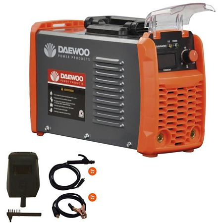 Aparat sudura invertor Daewoo 20-160Ah, 5300W, electrozi 1,6 - 4 mm, 4,3 kg Aparat sudura invertor Daewoo 20-160Ah, 5300W, electrozi 1,6 - 4 mm, 4,3 kg