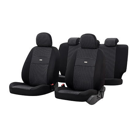 Huse scaun auto Otom smart, negru, poliester, marime universala, 35 x 25 x 15 cm