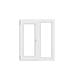 Fereastra PVC, 4 camere, deschidere simpla, stanga, alb, 120 x 120 cm 