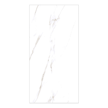 Gresie portelanata exterior Kai Ceramics Marmi, alb, aspect marmura, finisaj mat, dreptunghi, grosime 8.5 mm, 30 x 60 cm