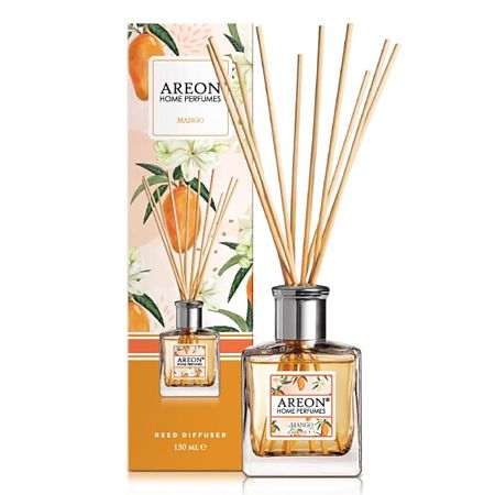 Odorizant cu betisoare Areon Home Perfume, Mango, 150 ml