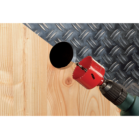 Carota BIM Wolfcraft, pentru otel/gips carton, cu burghiu centrare, 25 mm
