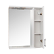 Oglinda cu dulap baie Badenmob Seria 020, MDF, alb, 1 usa, 3 rafturi, 56 x 14 x 71 cm