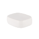 Set 4 accesorii pentru baie MSV, ceramica, alb, 18 x 18 x 8 cm