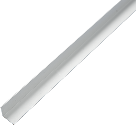 Cornier laturi egale, aluminiu, 15 x 15 x 1 mm, L 1 m