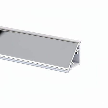 Profil inaltator NEW T, aluminiu lucios, 4 m