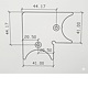 Conector cu surub profil rama frezare NLB, otel