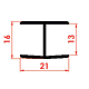 Accesoriu plinta 90224-403, PVC, aluminiu, 12 cm