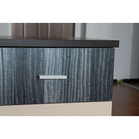 Folie autocolanta lemn, 12-3310 negru/argintiu, 0.45 x 15 m