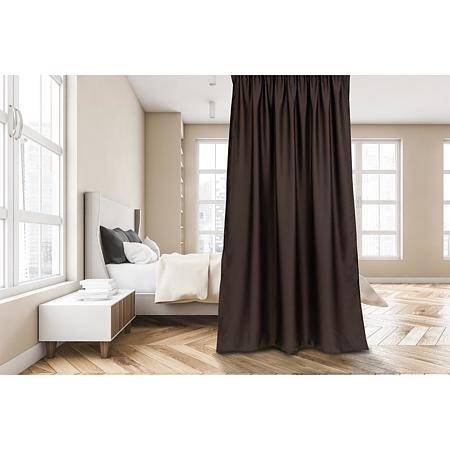 Draperie Jamaica, poliester, maro dimout, 145 x 250 cm