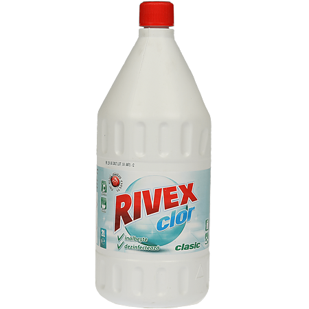 Rivex Clor, rufe si dezinfectare suprafete multiple, 2 l